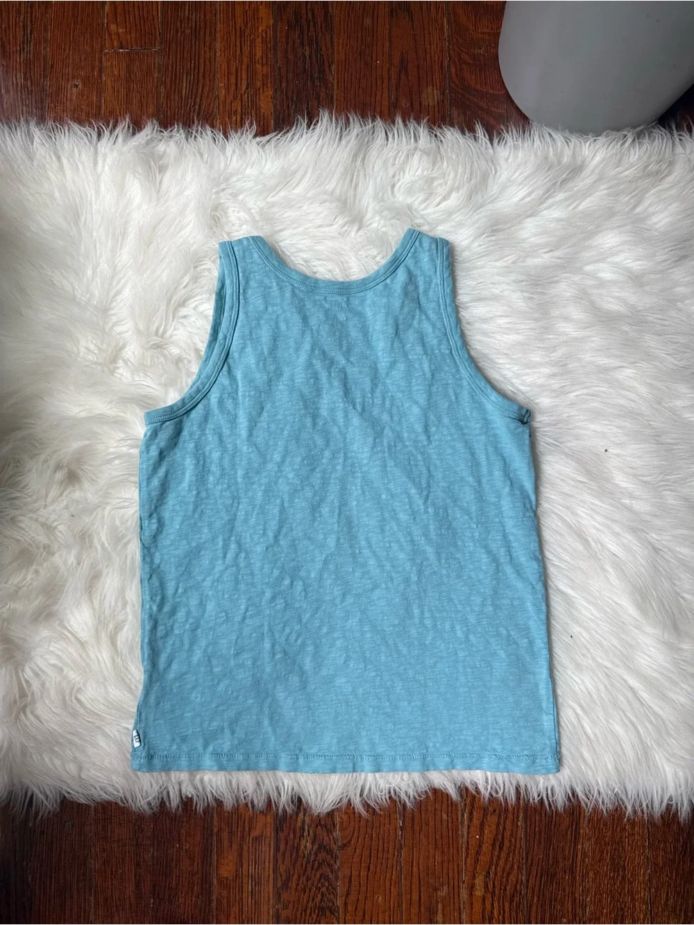 Gap Boys Surf Print Tank Top Blue Cotton Medium